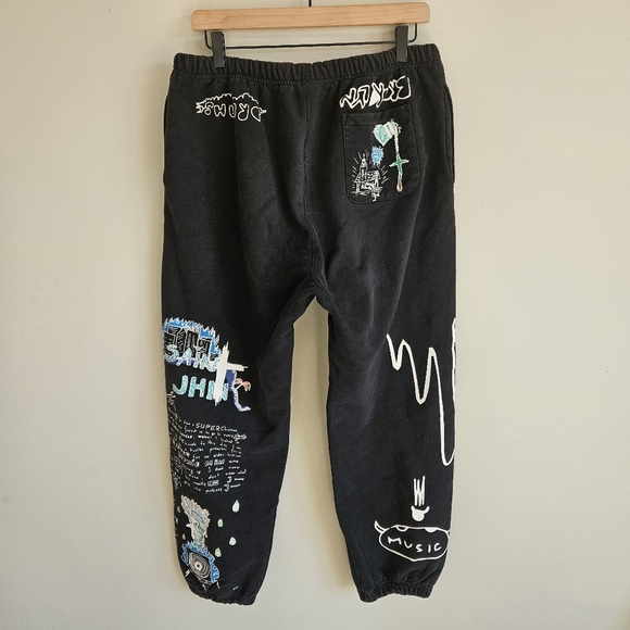 Christian Sex Club Not A Cult Saint Jhn Black Journal Entry 1 Sweatpants - Picture 10 of 15